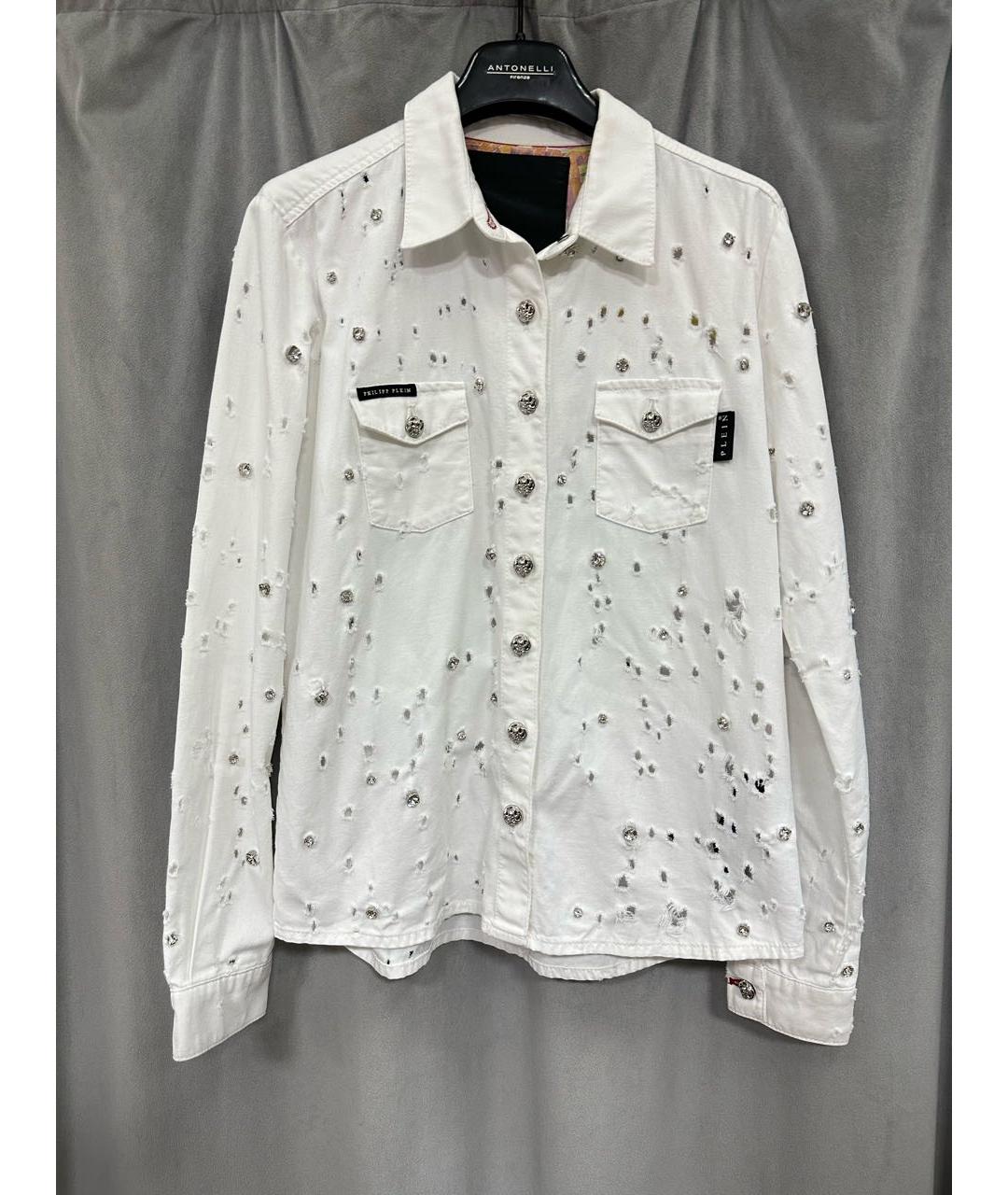 PHILIPP PLEIN Белая рубашка, фото 6