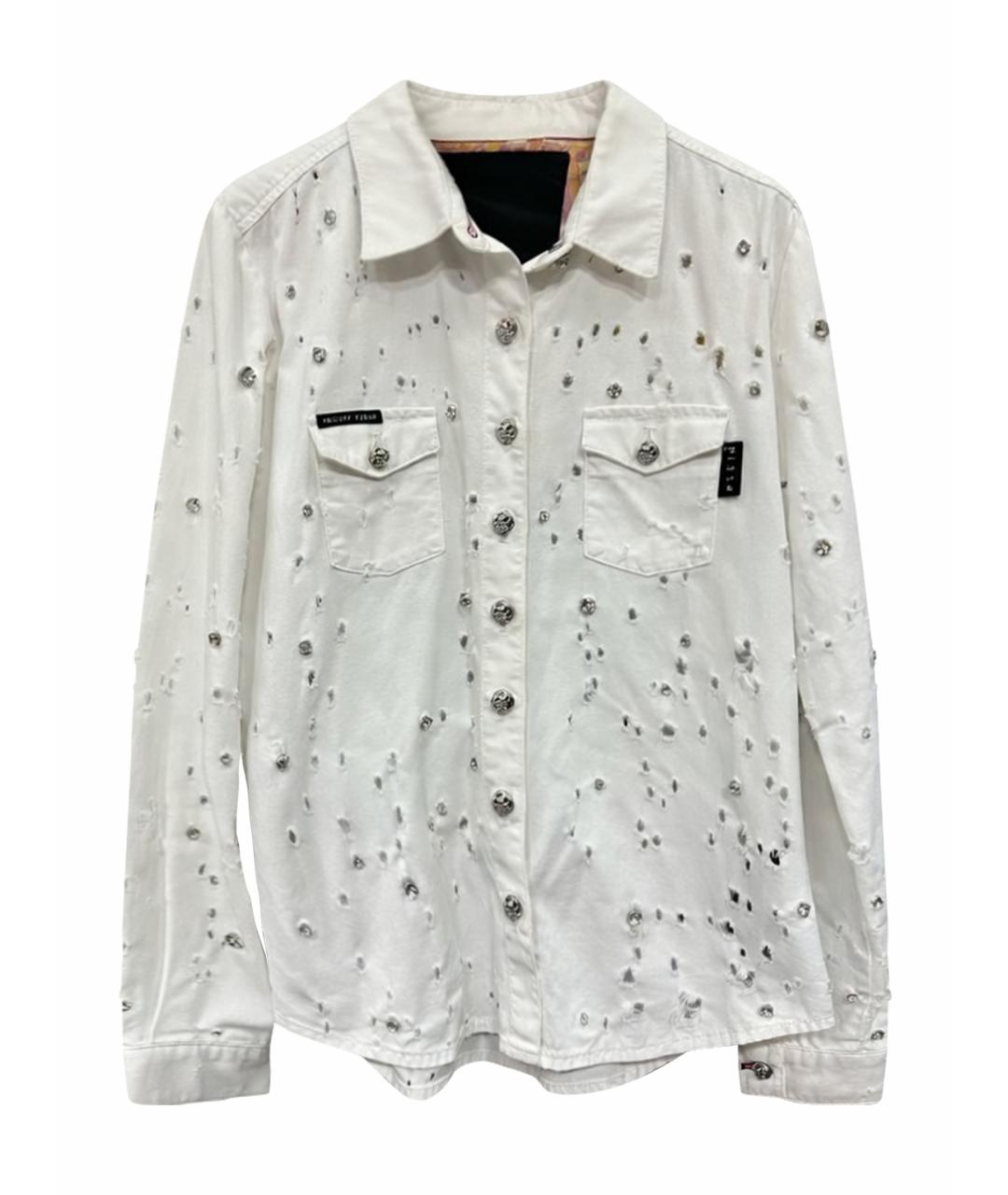 PHILIPP PLEIN Белая рубашка, фото 1