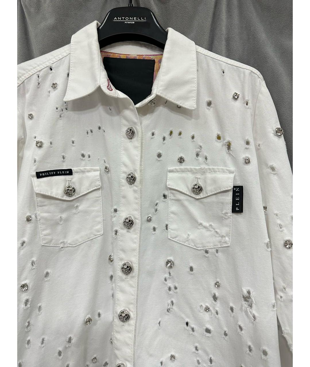 PHILIPP PLEIN Белая рубашка, фото 2