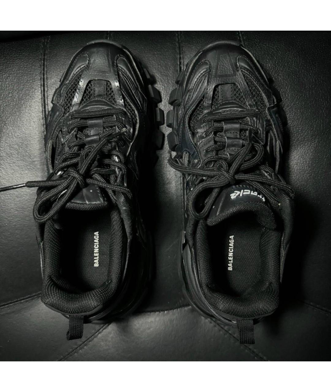 BALENCIAGA Черные текстильные кроссовки, фото 6