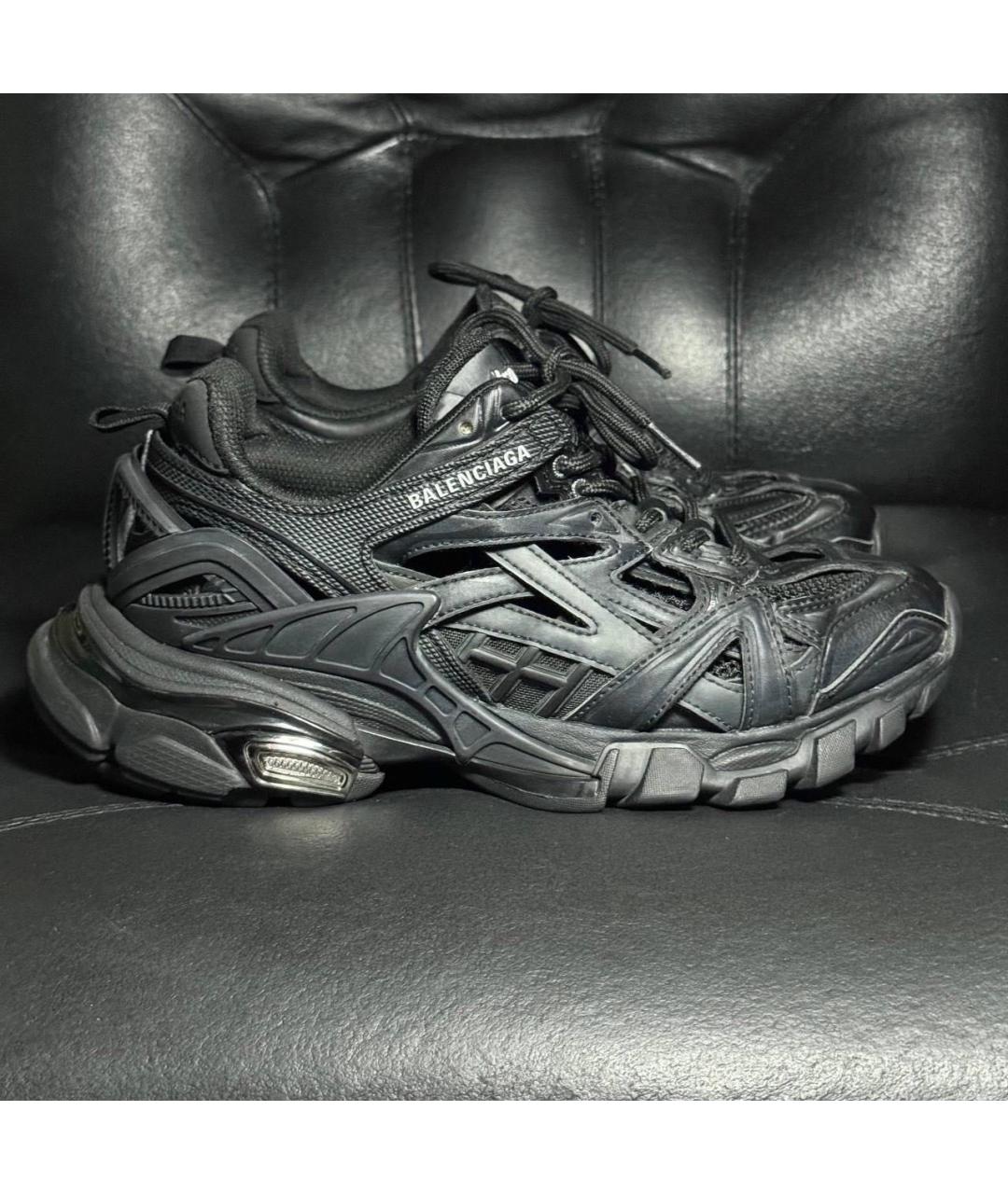 BALENCIAGA Черные текстильные кроссовки, фото 9