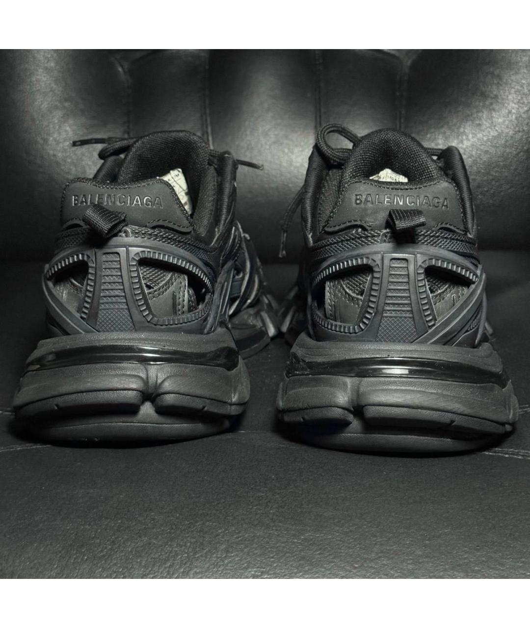 BALENCIAGA Черные текстильные кроссовки, фото 2