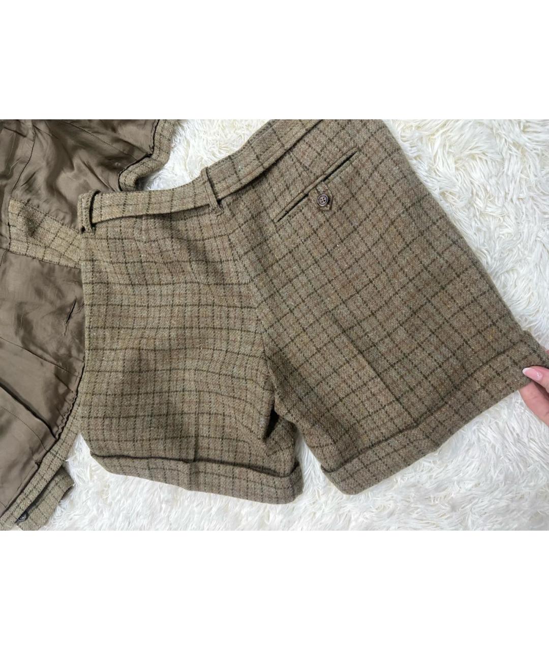 RALPH LAUREN Коричневый костюм с брюками, фото 7