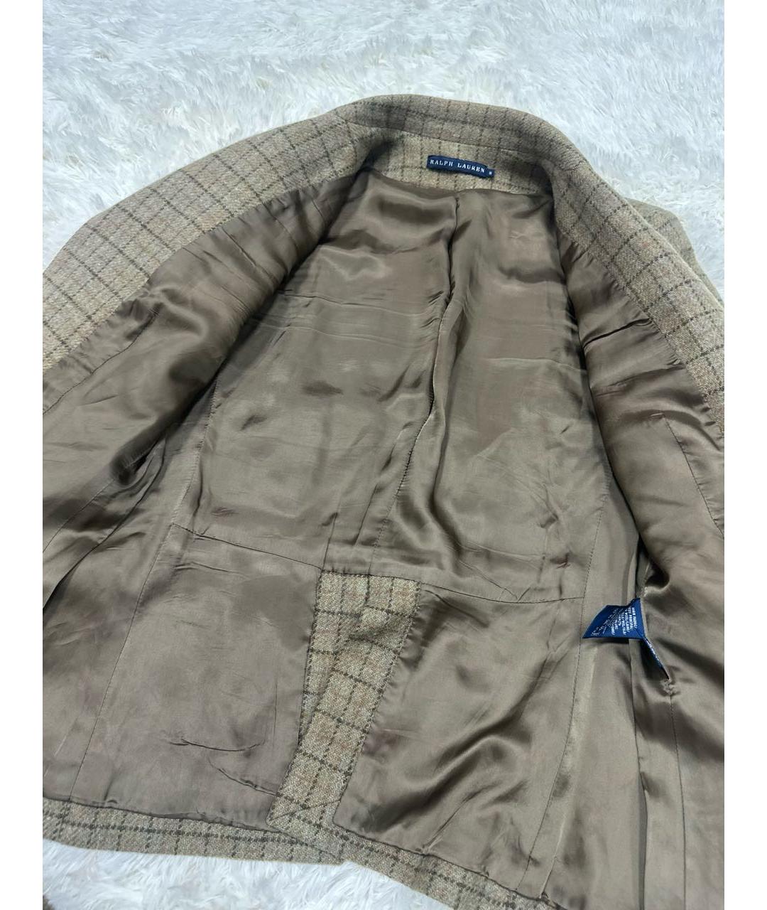 RALPH LAUREN Коричневый костюм с брюками, фото 5