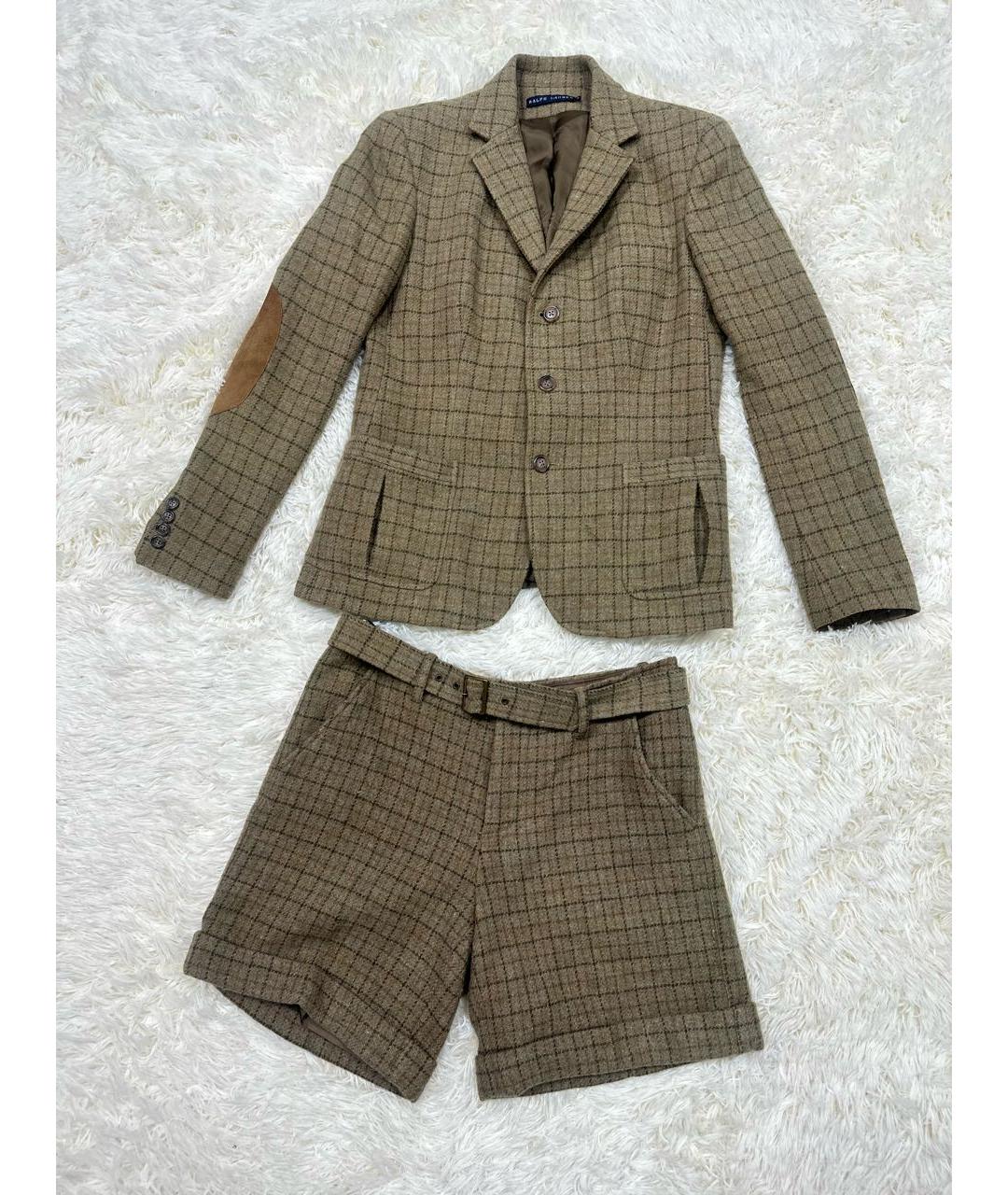 RALPH LAUREN Коричневый костюм с брюками, фото 8