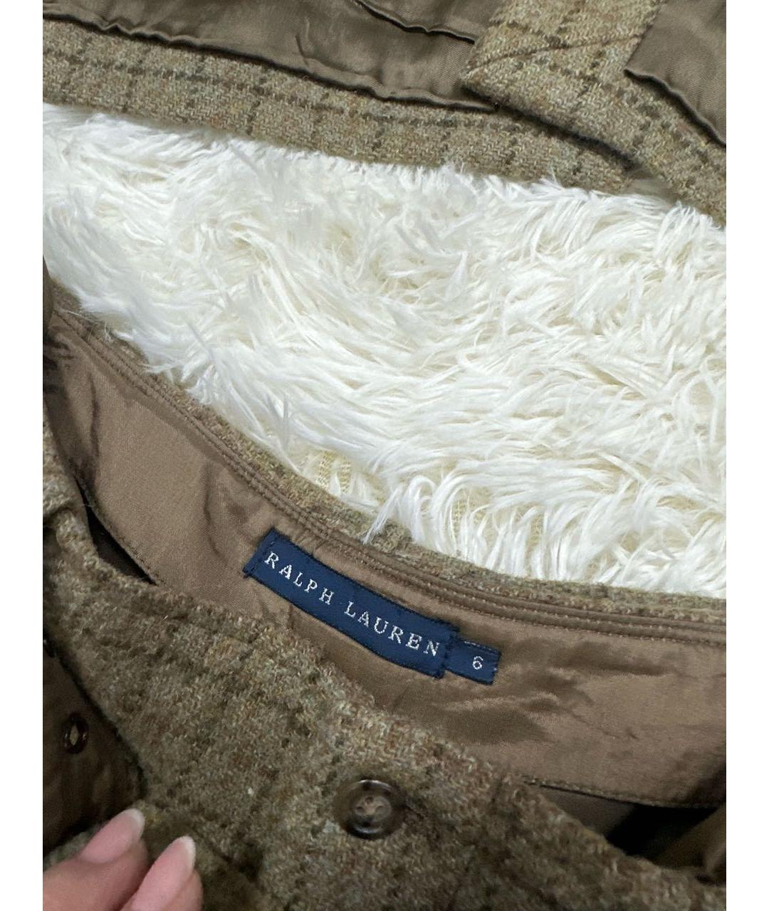 RALPH LAUREN Коричневый костюм с брюками, фото 6