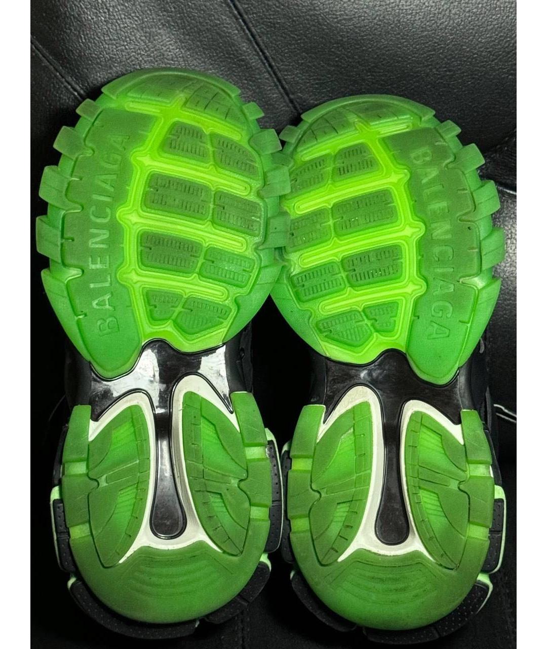 BALENCIAGA Черные текстильные низкие кроссовки / кеды, фото 8