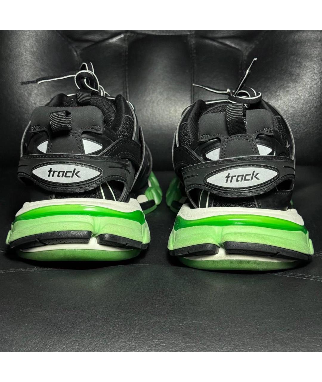 BALENCIAGA Черные текстильные низкие кроссовки / кеды, фото 2