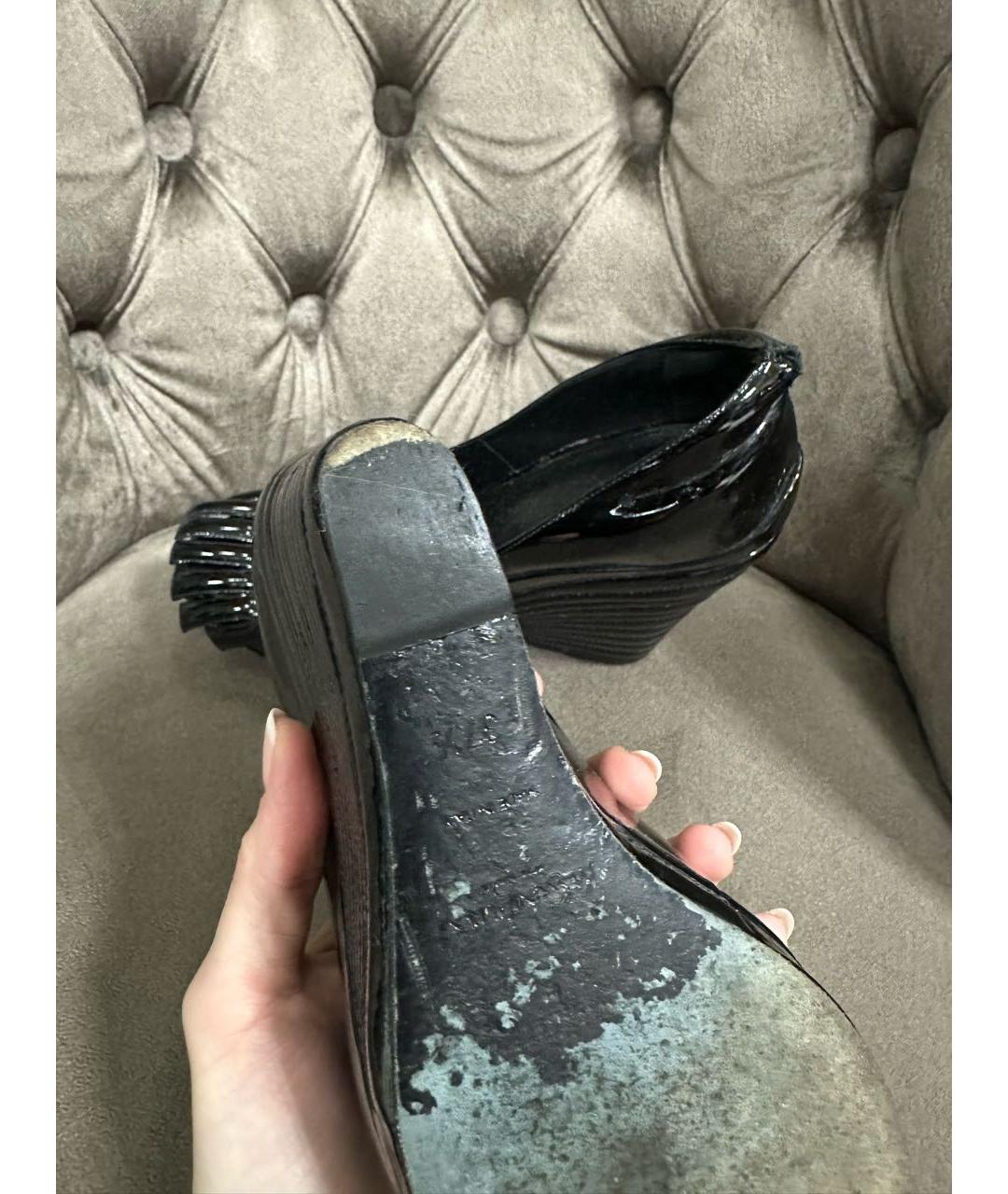 SAINT LAURENT Черные туфли, фото 5