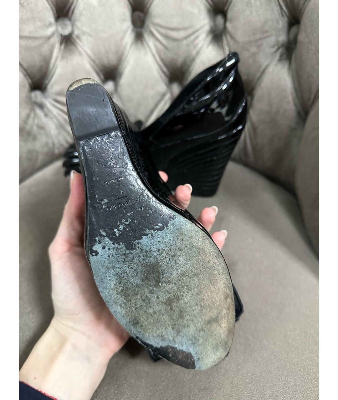 SAINT LAURENT Черные туфли, фото 4