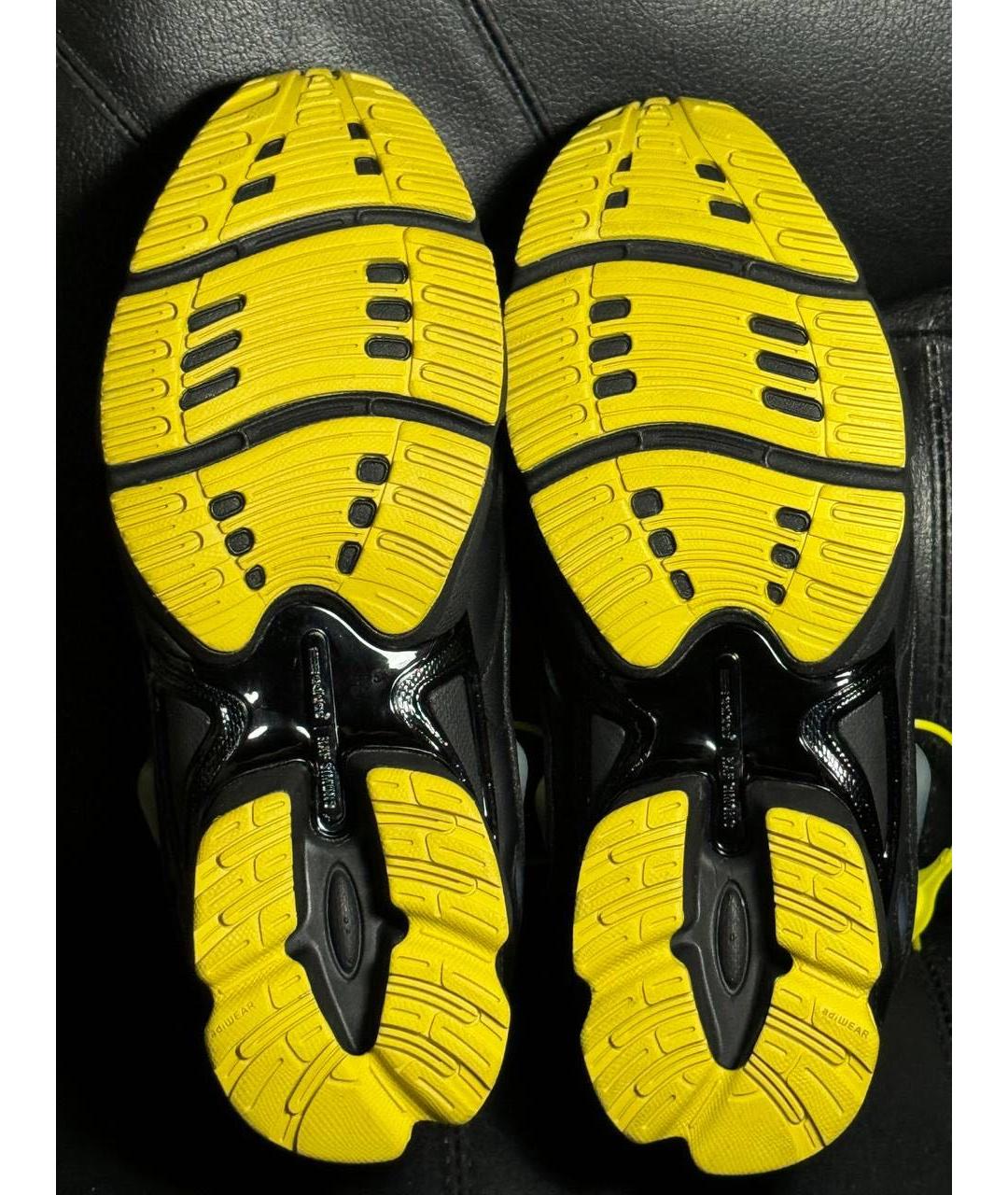 ADIDAS X RAF SIMONS Черные кожаные низкие кроссовки / кеды, фото 8