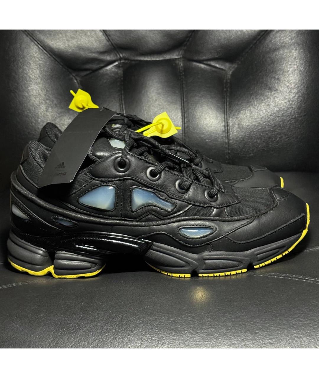 ADIDAS X RAF SIMONS Черные кожаные кроссовки, фото 9