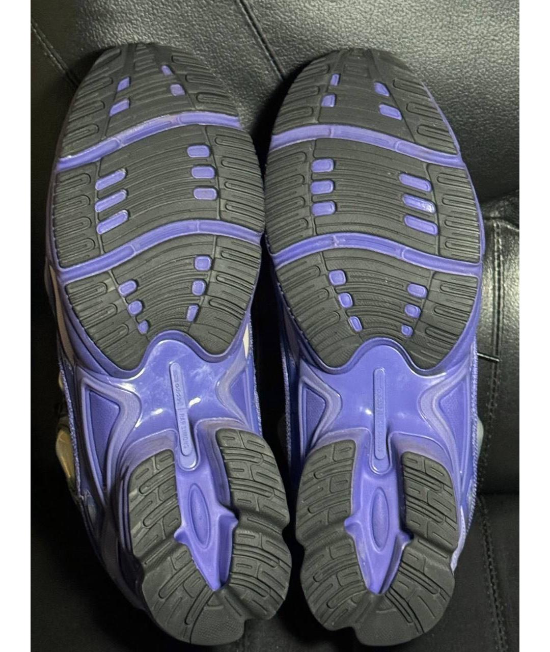 ADIDAS X RAF SIMONS Фиолетовые текстильные низкие кроссовки / кеды, фото 8