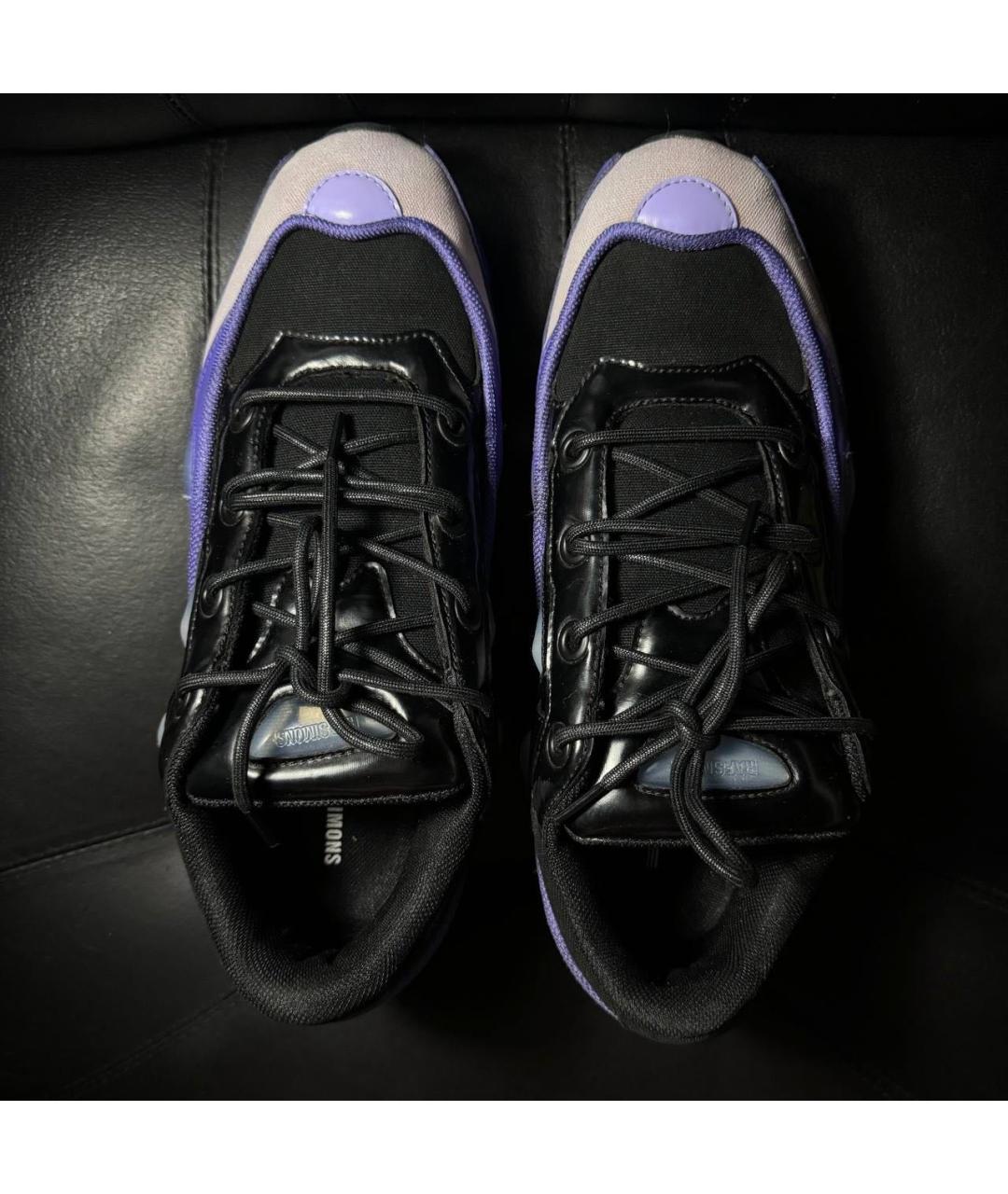 ADIDAS X RAF SIMONS Фиолетовые текстильные низкие кроссовки / кеды, фото 6