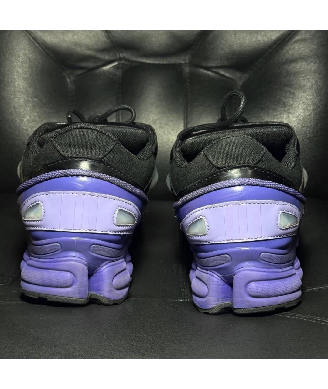 ADIDAS X RAF SIMONS Фиолетовые текстильные низкие кроссовки / кеды, фото 2