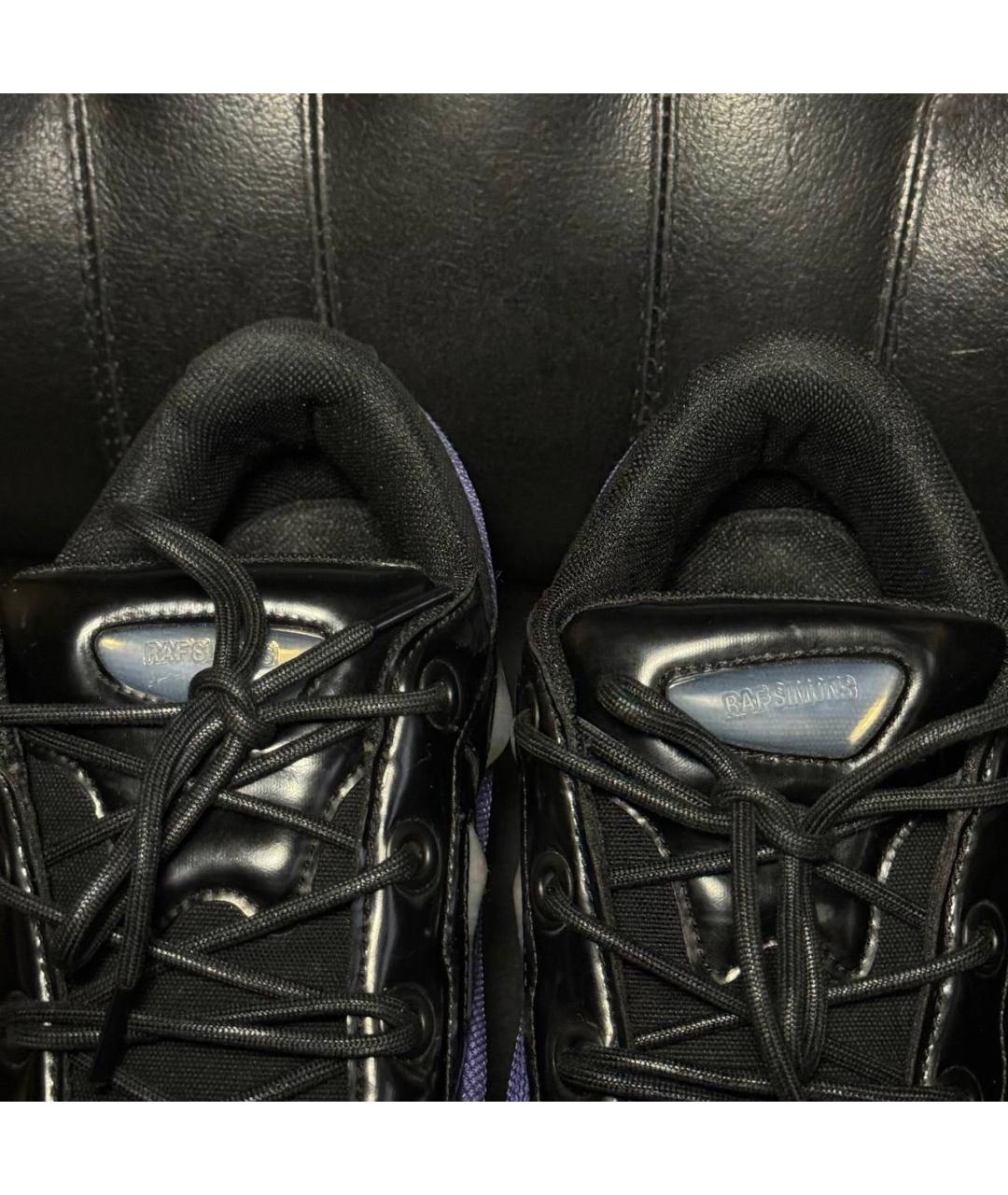 ADIDAS X RAF SIMONS Фиолетовые текстильные низкие кроссовки / кеды, фото 7