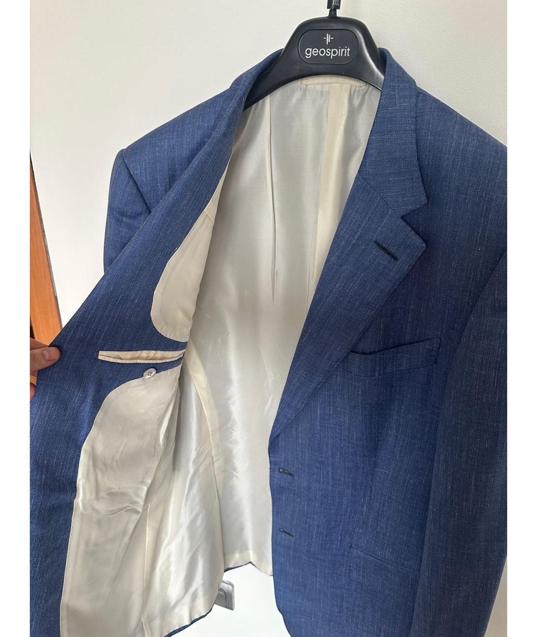 TOM FORD Синий шерстяной пиджак, фото 6