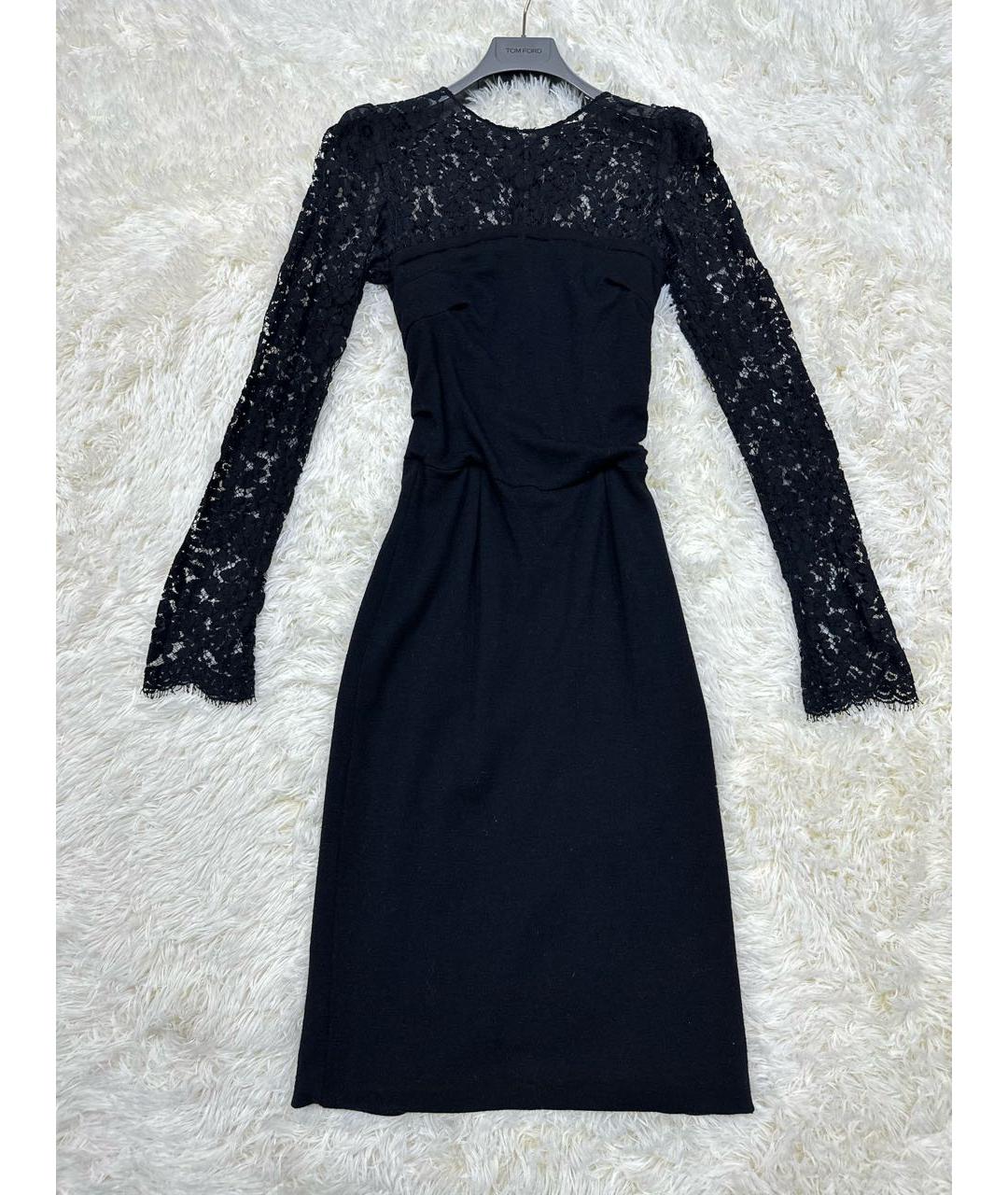 DOLCE&GABBANA Черное коктейльное платье, фото 6