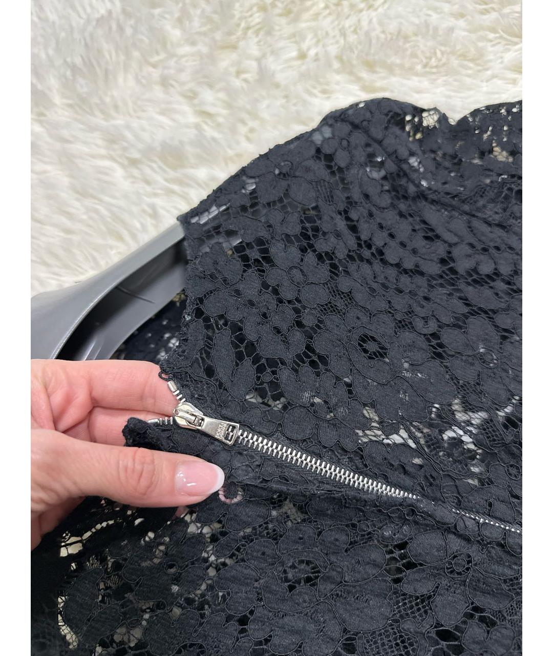 DOLCE&GABBANA Черное коктейльное платье, фото 4