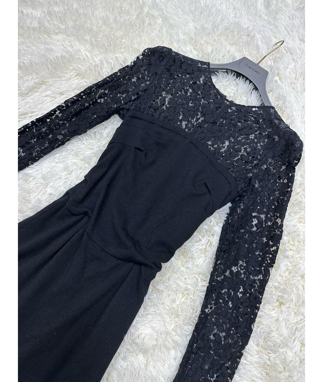 DOLCE&GABBANA Черное коктейльное платье, фото 2