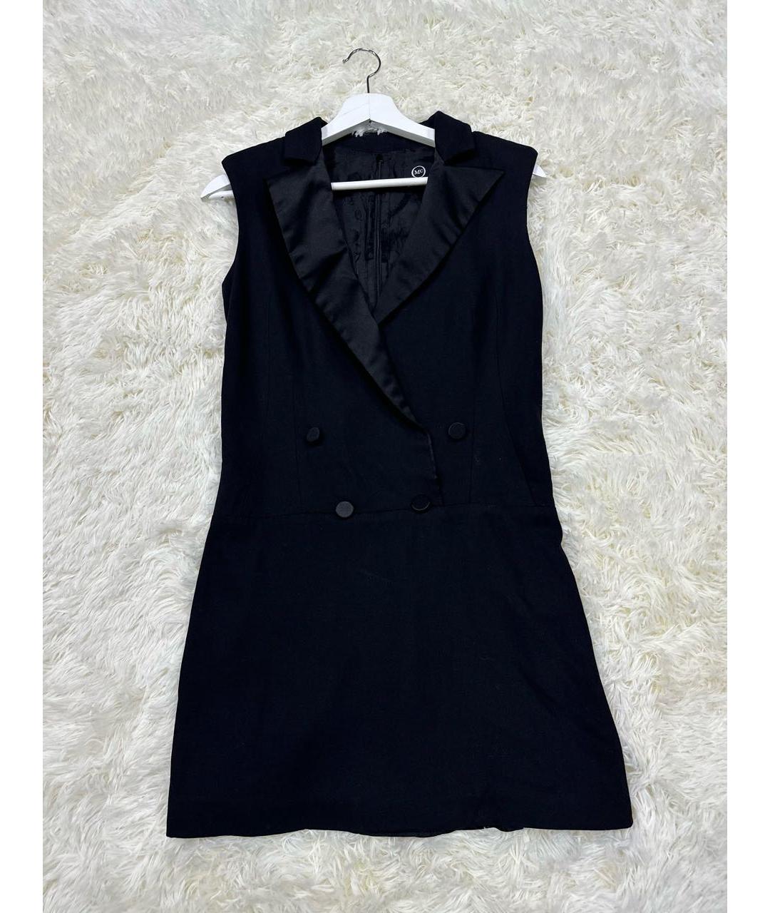 MCQ ALEXANDER MCQUEEN Черное коктейльное платье, фото 6