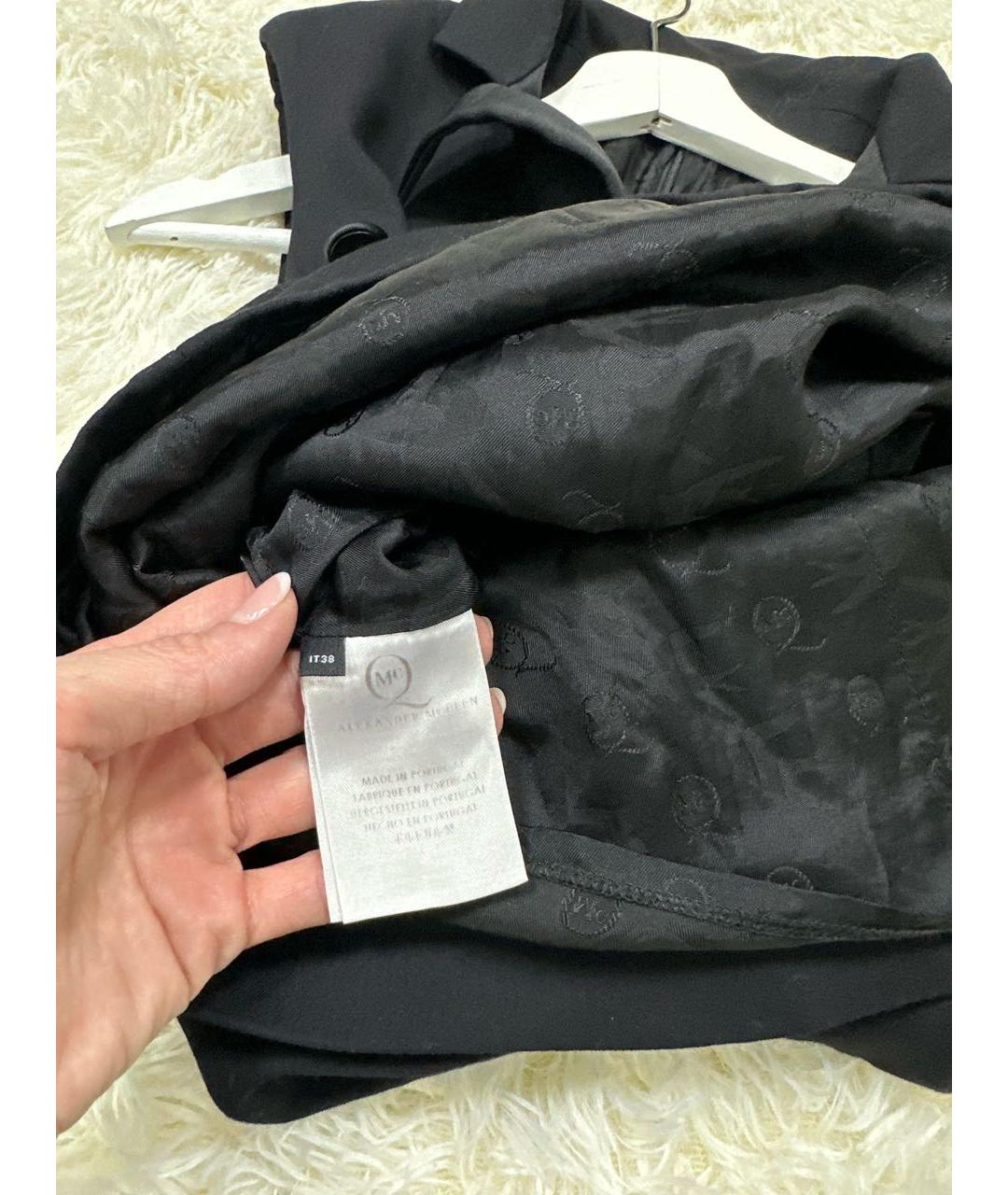 MCQ ALEXANDER MCQUEEN Черное коктейльное платье, фото 5