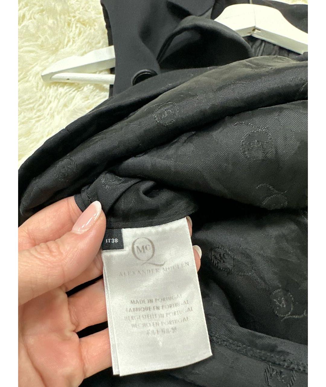 MCQ ALEXANDER MCQUEEN Черное коктейльное платье, фото 4