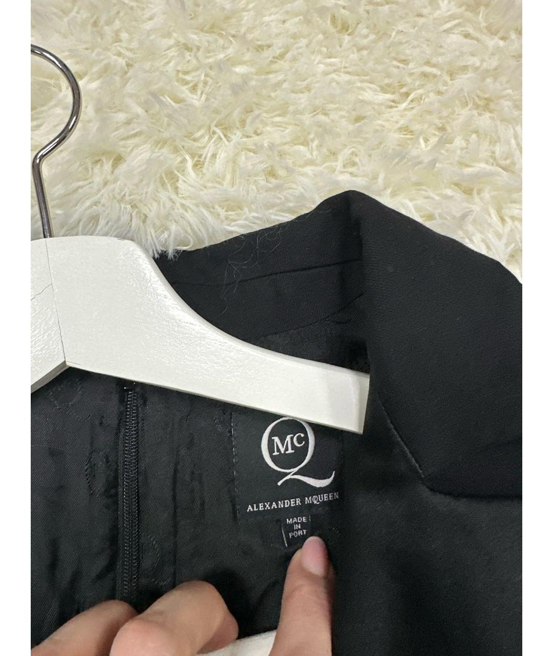 MCQ ALEXANDER MCQUEEN Черное коктейльное платье, фото 3