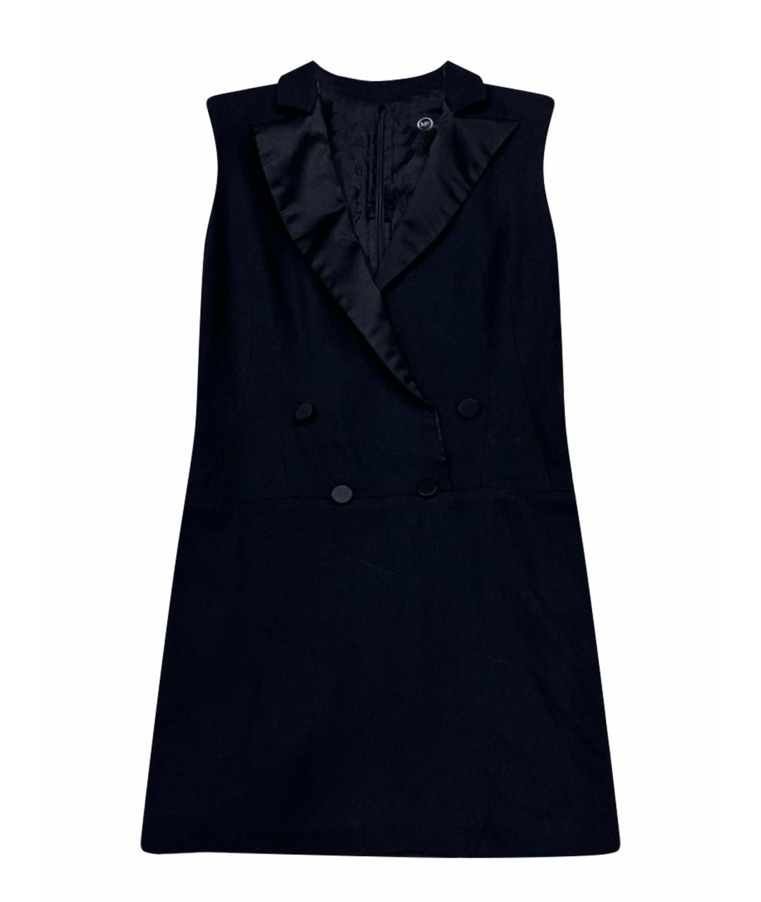 MCQ ALEXANDER MCQUEEN Черное коктейльное платье, фото 7