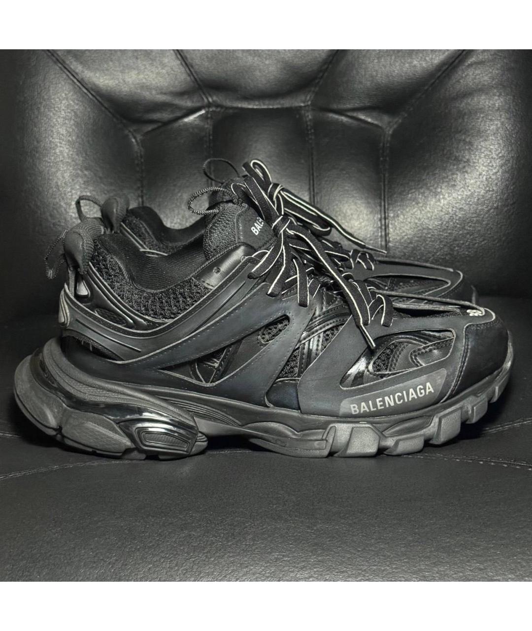 BALENCIAGA Черные текстильные кроссовки, фото 9