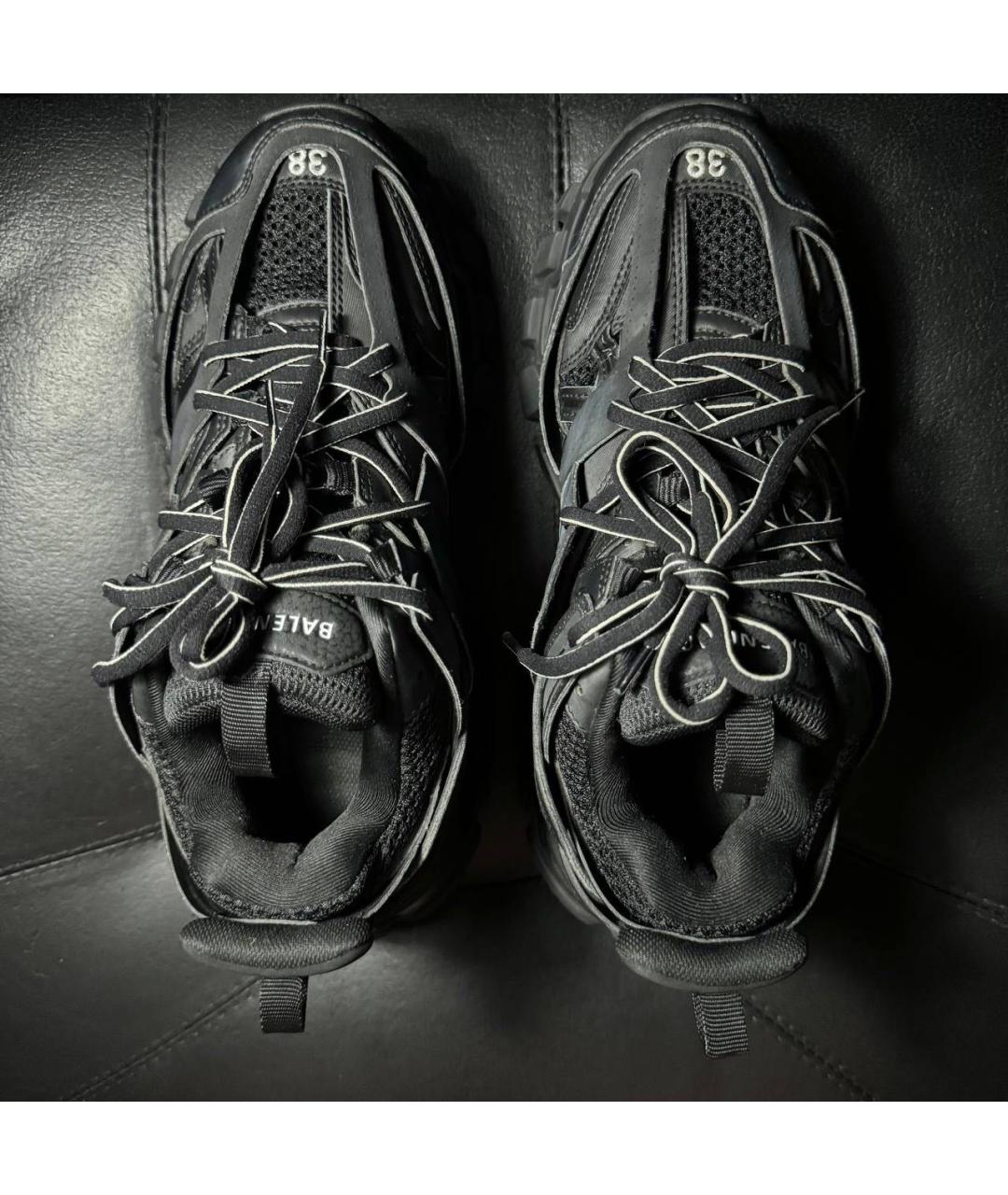 BALENCIAGA Черные текстильные кроссовки, фото 6