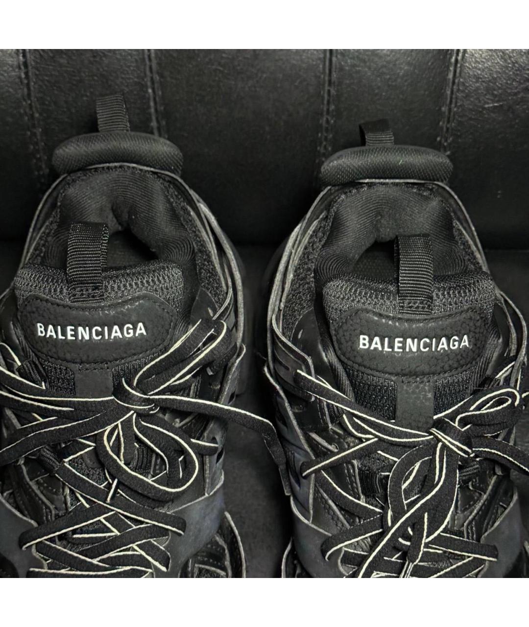 BALENCIAGA Черные текстильные кроссовки, фото 7