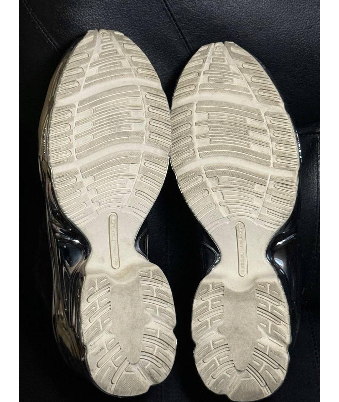 ADIDAS X RAF SIMONS Черные текстильные низкие кроссовки / кеды, фото 8