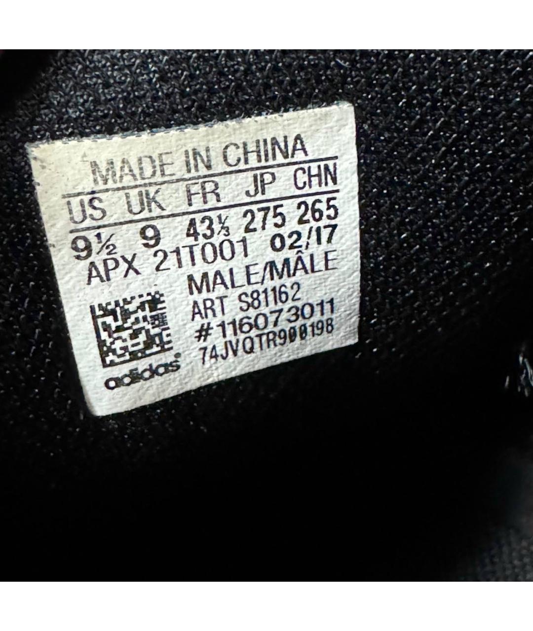 ADIDAS X RAF SIMONS Черные текстильные низкие кроссовки / кеды, фото 6