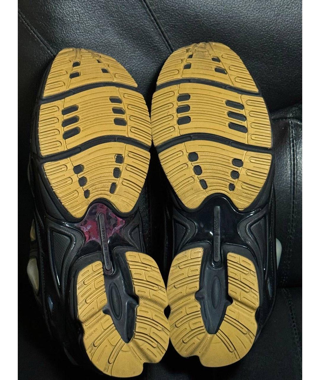 ADIDAS X RAF SIMONS Черные текстильные низкие кроссовки / кеды, фото 8