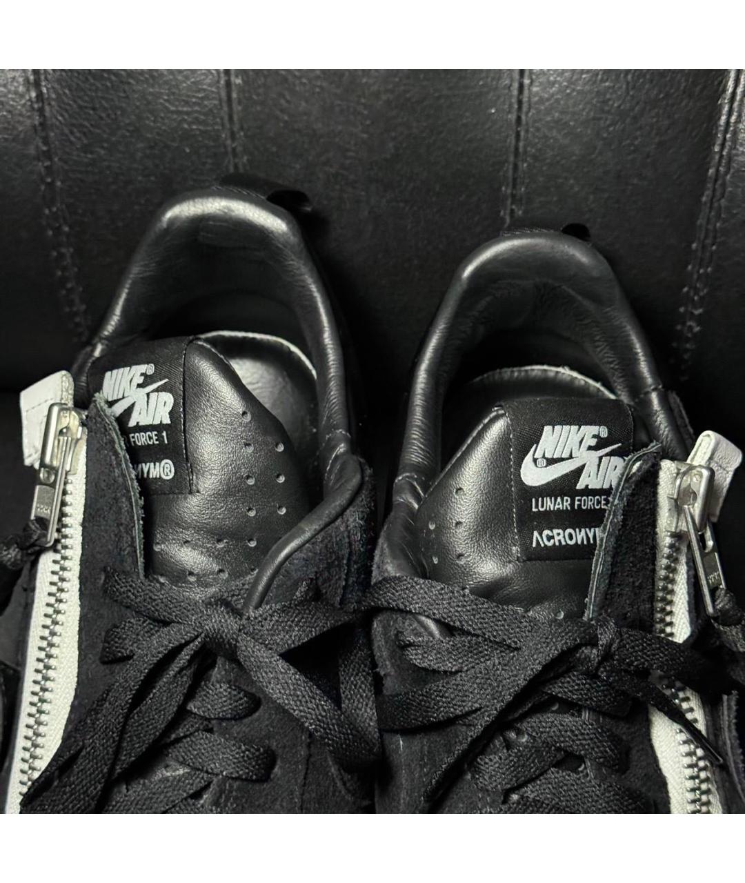 ACRONYM® Черные замшевые низкие кроссовки / кеды, фото 7