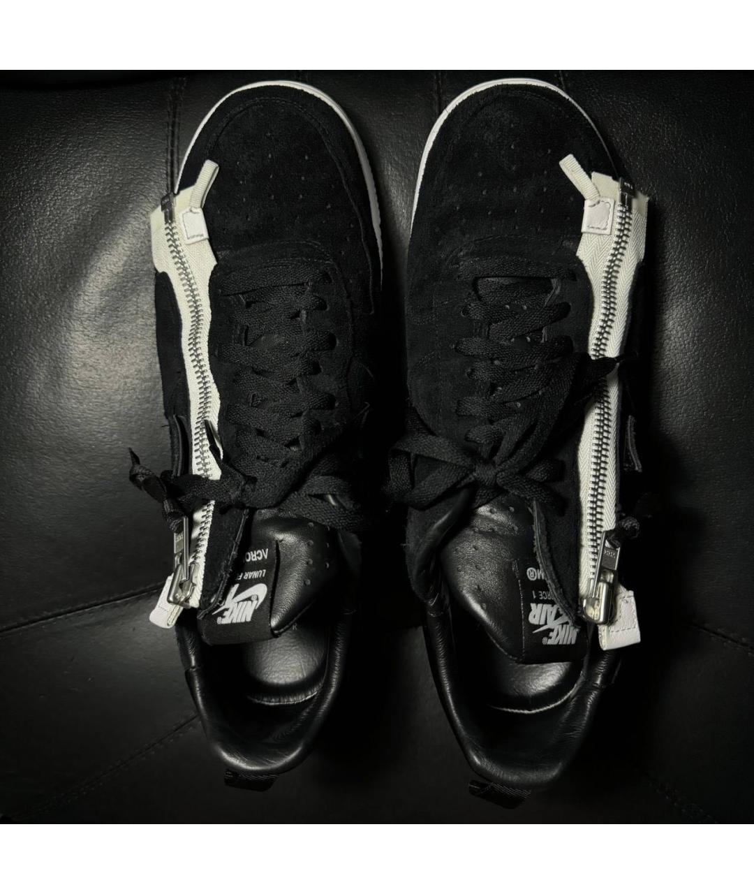 ACRONYM® Черные замшевые низкие кроссовки / кеды, фото 6