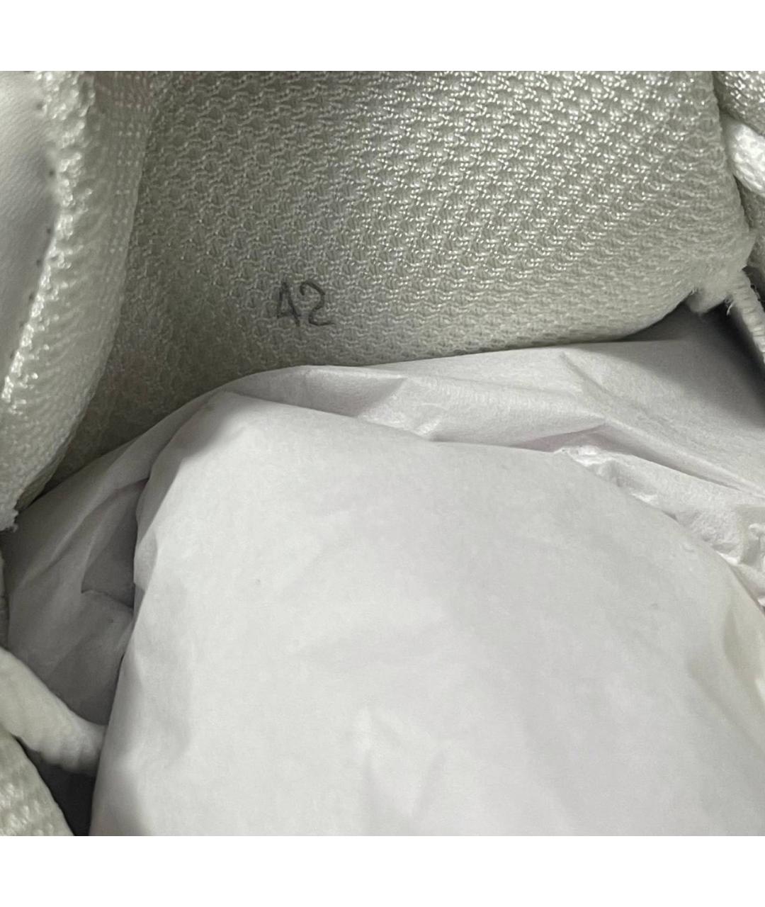 RAF SIMONS Белые текстильные низкие кроссовки / кеды, фото 5