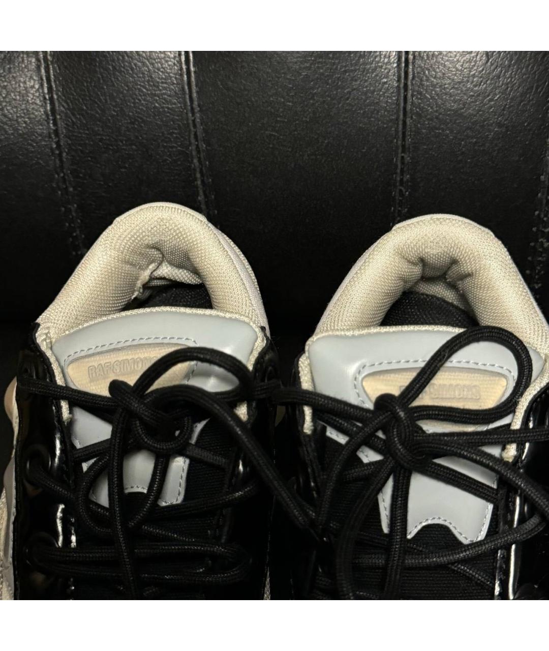 ADIDAS X RAF SIMONS Белые текстильные низкие кроссовки / кеды, фото 8