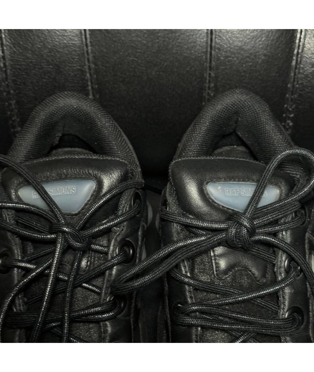 ADIDAS X RAF SIMONS Красные кожаные низкие кроссовки / кеды, фото 8