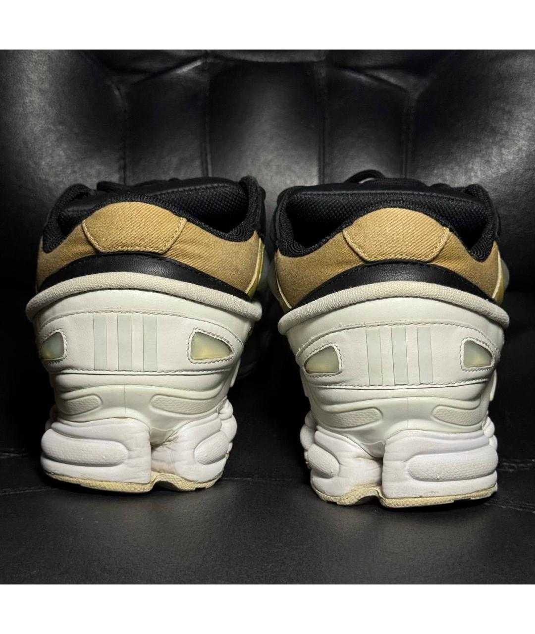 ADIDAS X RAF SIMONS Белые кожаные низкие кроссовки / кеды, фото 2