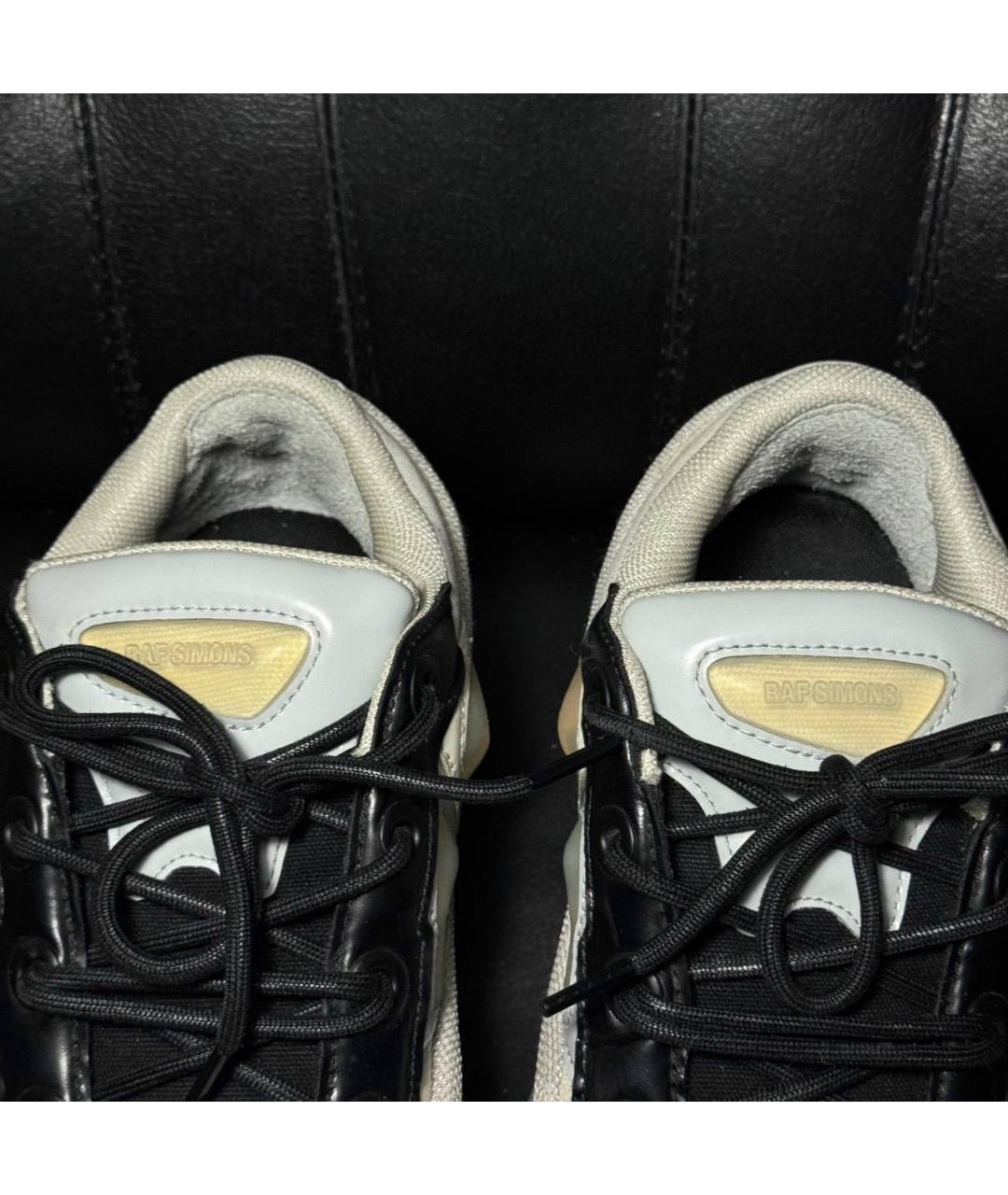 ADIDAS X RAF SIMONS Белые текстильные низкие кроссовки / кеды, фото 7