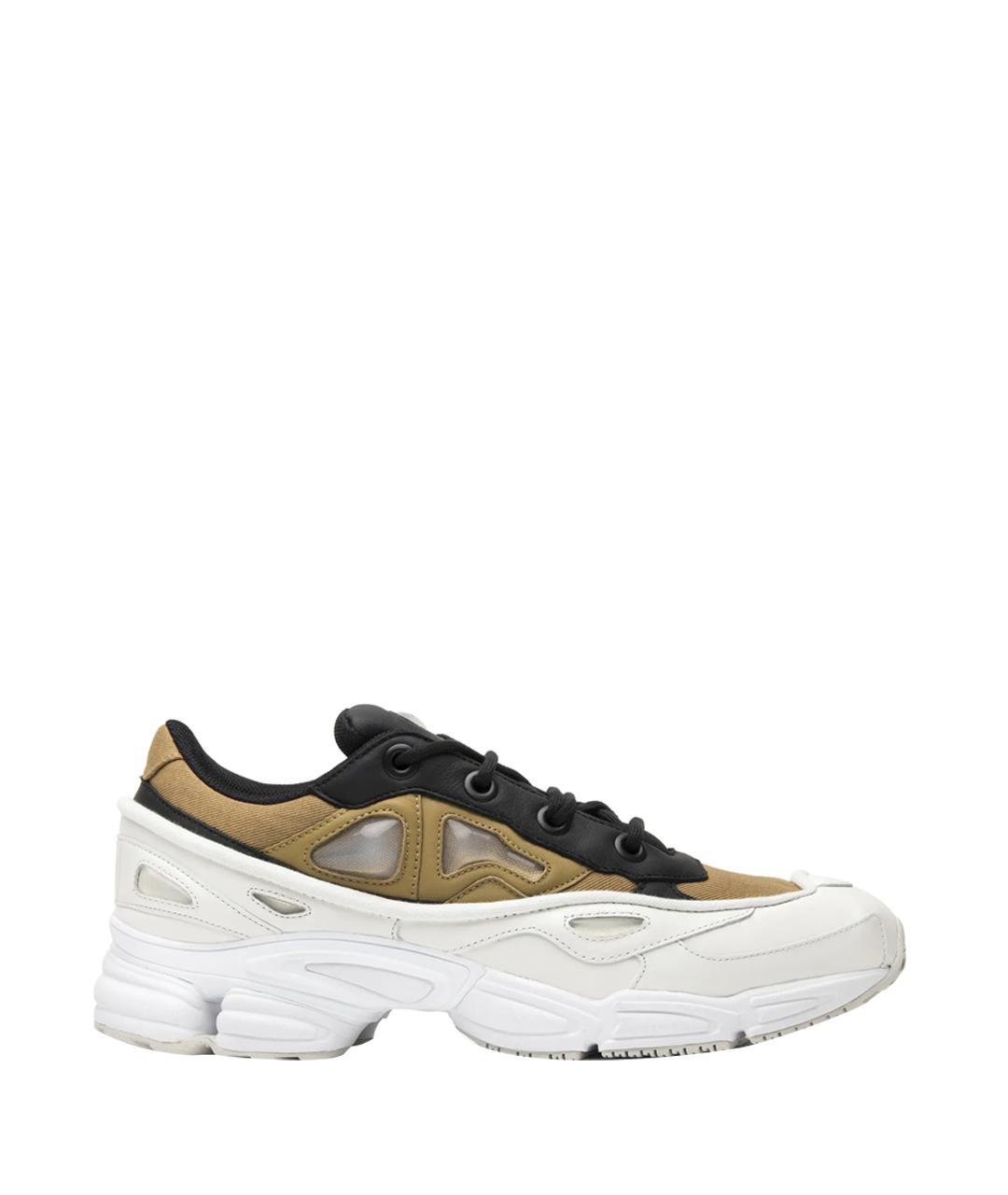 ADIDAS X RAF SIMONS Белые кожаные низкие кроссовки / кеды, фото 1