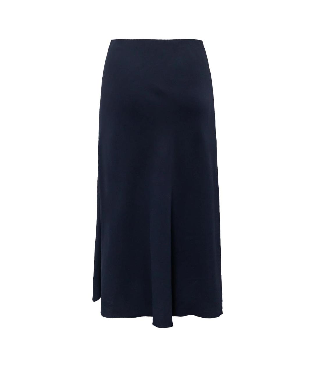 THE ROW Синяя шелковая юбка миди, фото 2