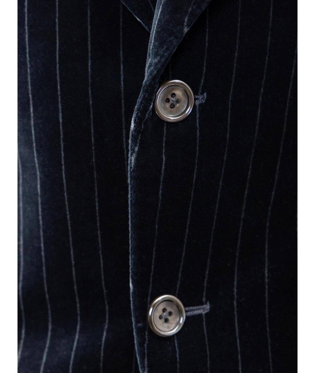 TOM FORD Синий бархатный костюм с брюками, фото 3
