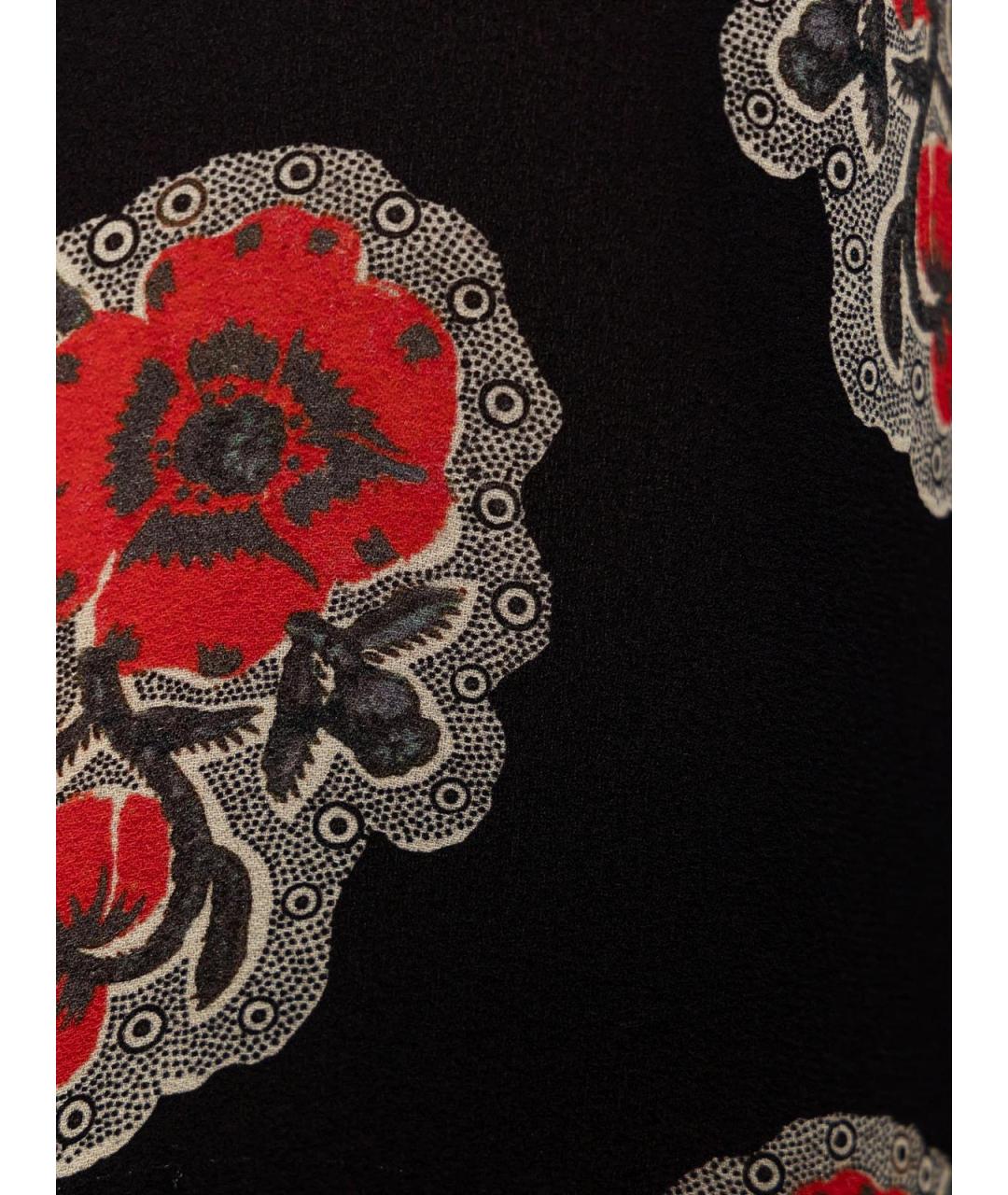 ALEXANDER MCQUEEN Черная шелковая рубашка, фото 3