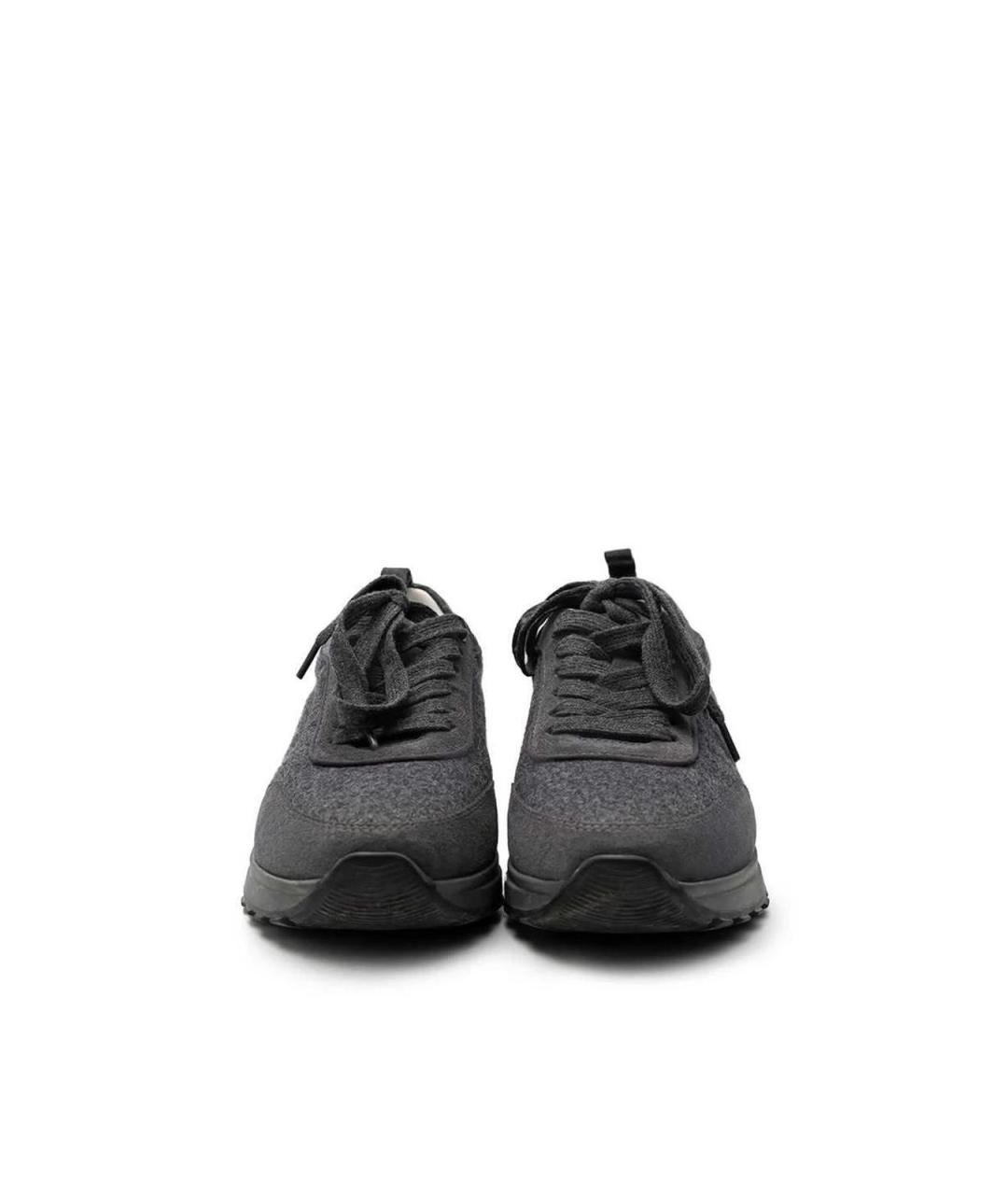 12 STOREEZ Серые текстильные кроссовки, фото 4