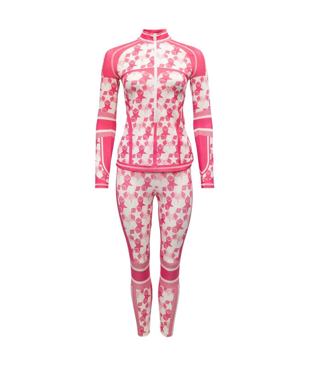 CHRISTIAN DIOR Розовый полиэстеровый костюм с брюками, фото 1