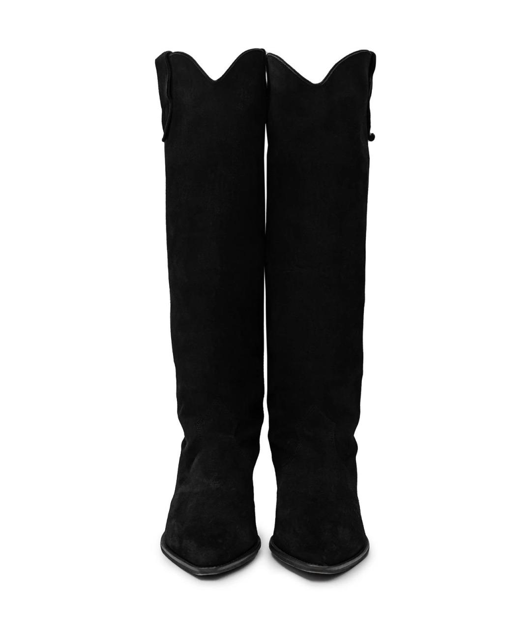 ISABEL MARANT Черные замшевые сапоги, фото 4