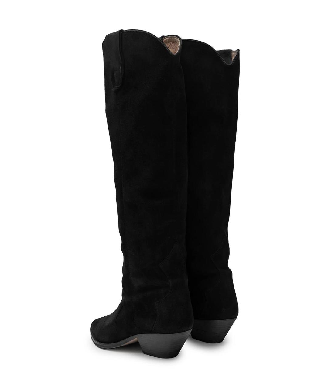 ISABEL MARANT Черные замшевые сапоги, фото 3